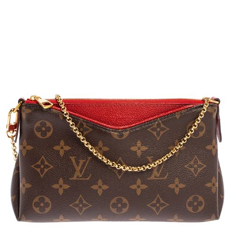 louis vuitton cherry monogram canvas pallas clutch